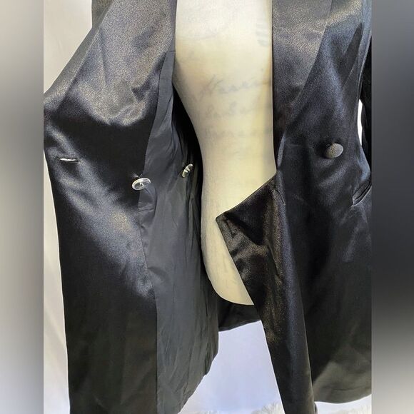 Aidan Mattox Satin Tuxedo Mini Dress size 2 - Picture 8 of 11